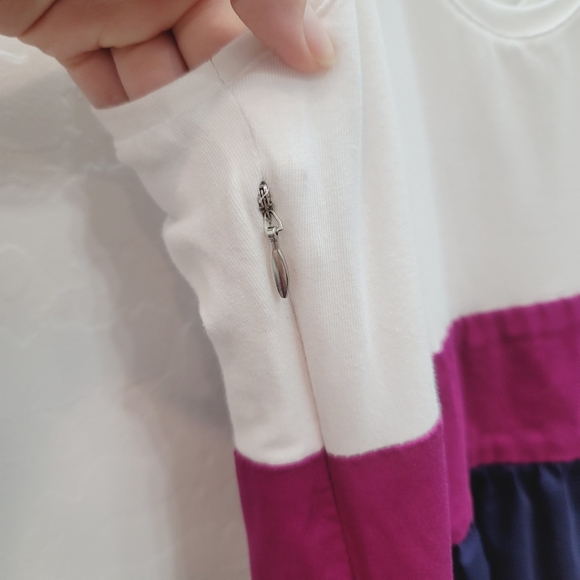 Express White, Blue & Pink Color Block Mini Dress Women's Size 2 - Picture 2 of 8